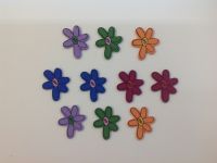 Boyle - Painted Wood Shapes - Flowers